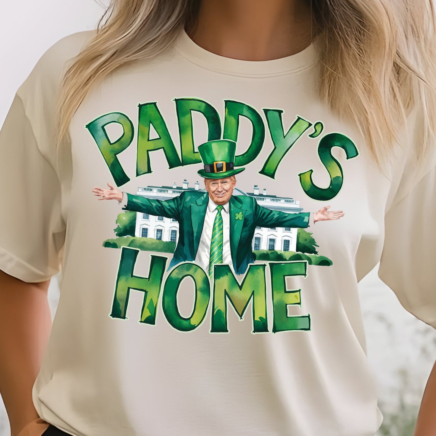 Paddy's Home- 11" wide DTF Transfer