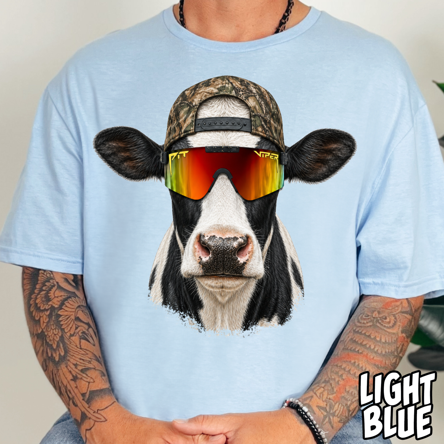 Pit Viper Dairy Cow- Full Color DTF Transfer