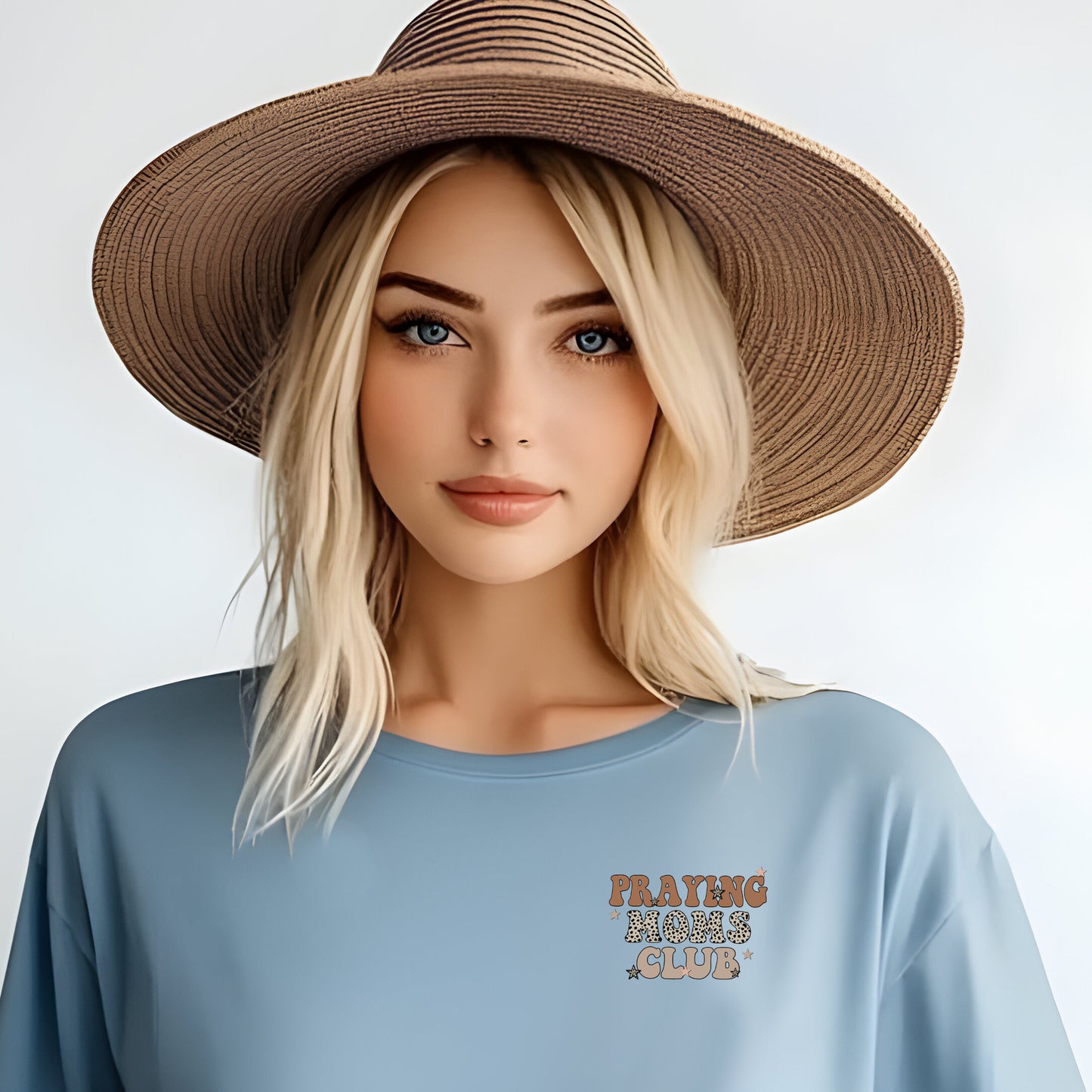 Praying Moms Club (pocket/hat)- 3" wide DTF Transfer