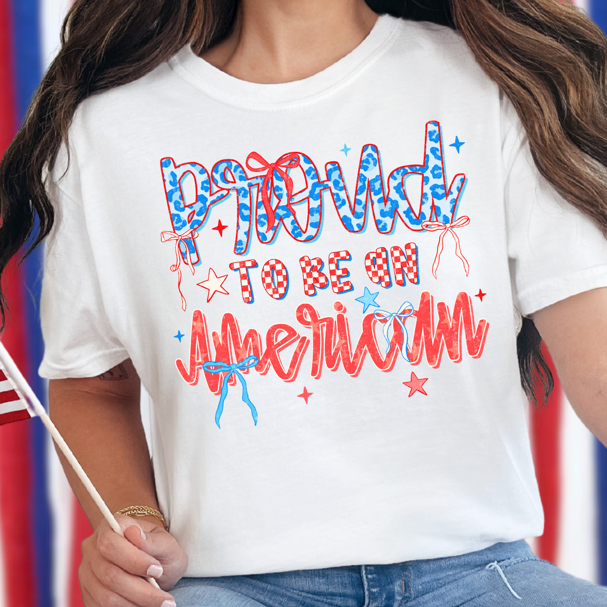Proud to Be An American-Full Color DTF Transfer