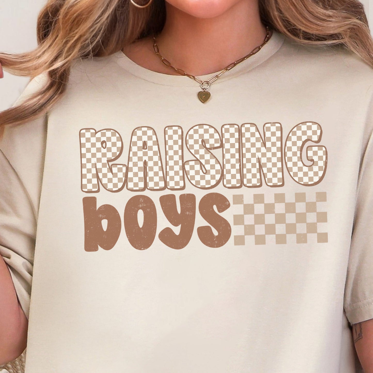 Raising Boys- 11" DTF Transfer