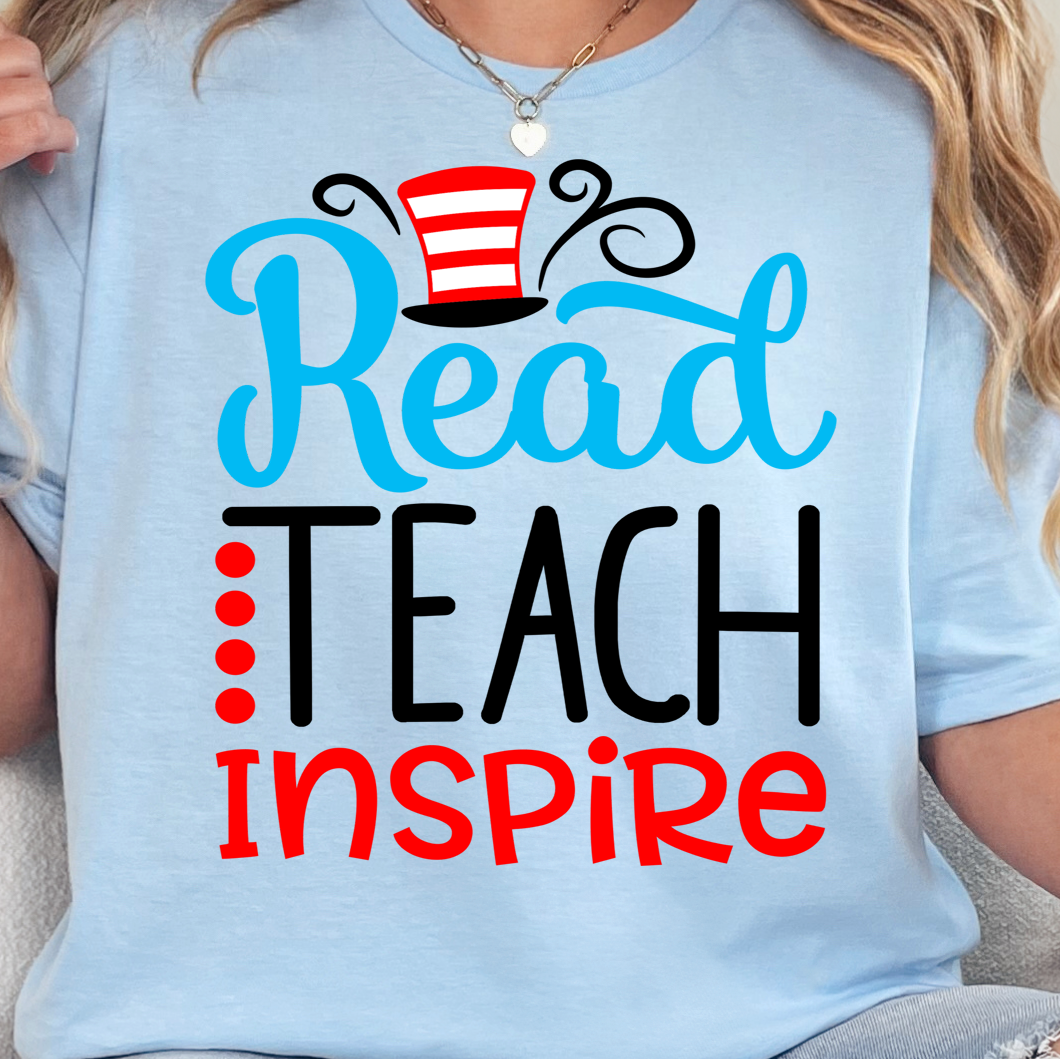 Read, Teach, Inspire- DTF Transfer
