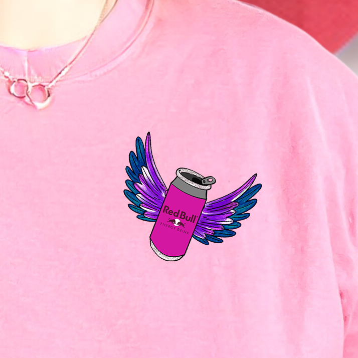 Redbull Wings- Full Color DTF Transfer