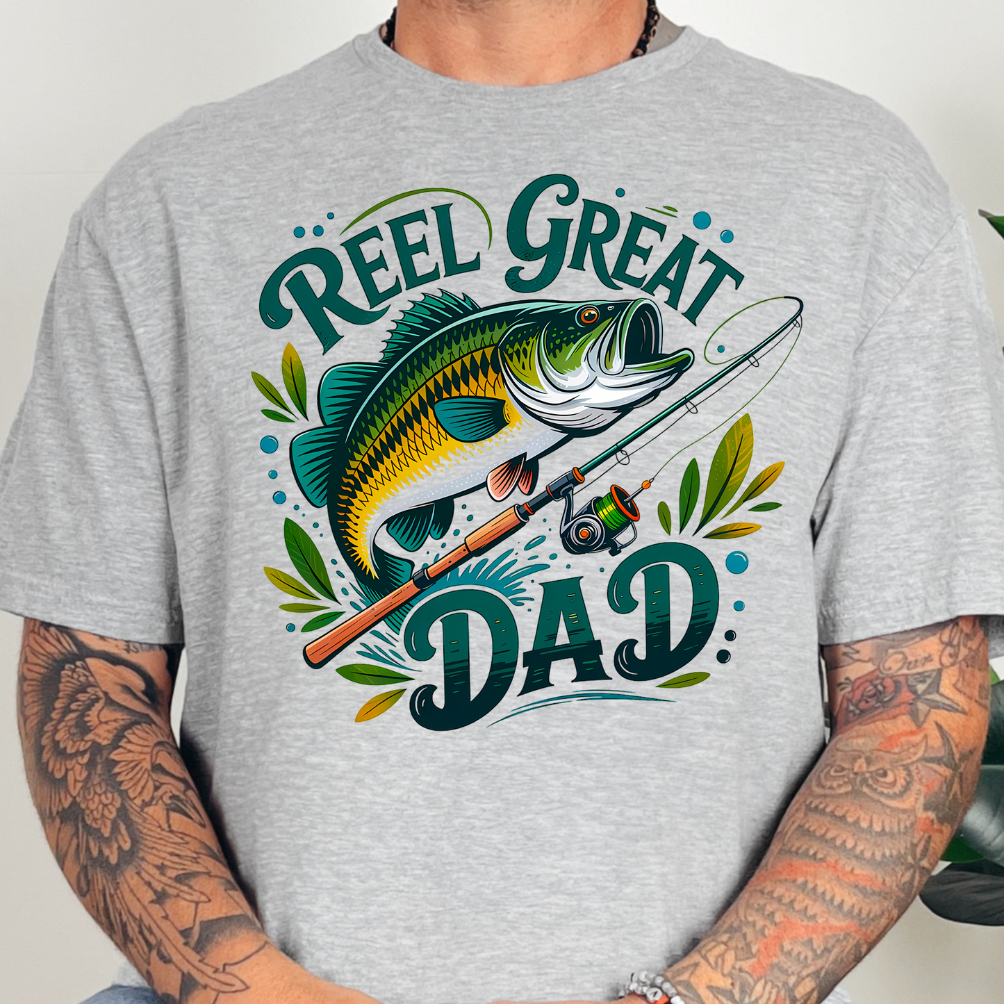 Reel Great Dad- Full Color DTF Transfer