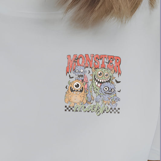 Monster Mash (pocket)- 3.4” wide DTF Transfer