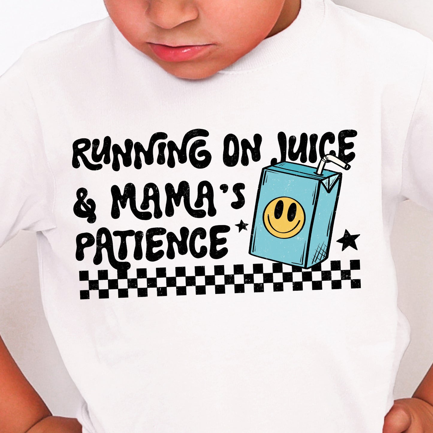 Running on Juice & Mama's Patience-Full Color DTF Transfer