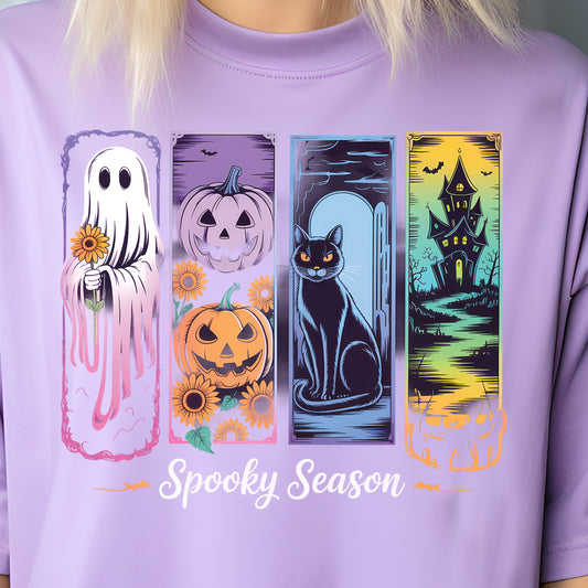 Spooky Season Panels- 11" wide DTF Transfer