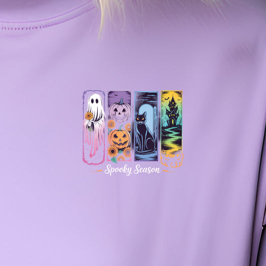 Spooky Season Panels (pocket)- 3.2" wide DTF Transfer