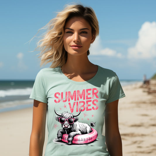 Summer Vibes- 11" wide DTF Transfer