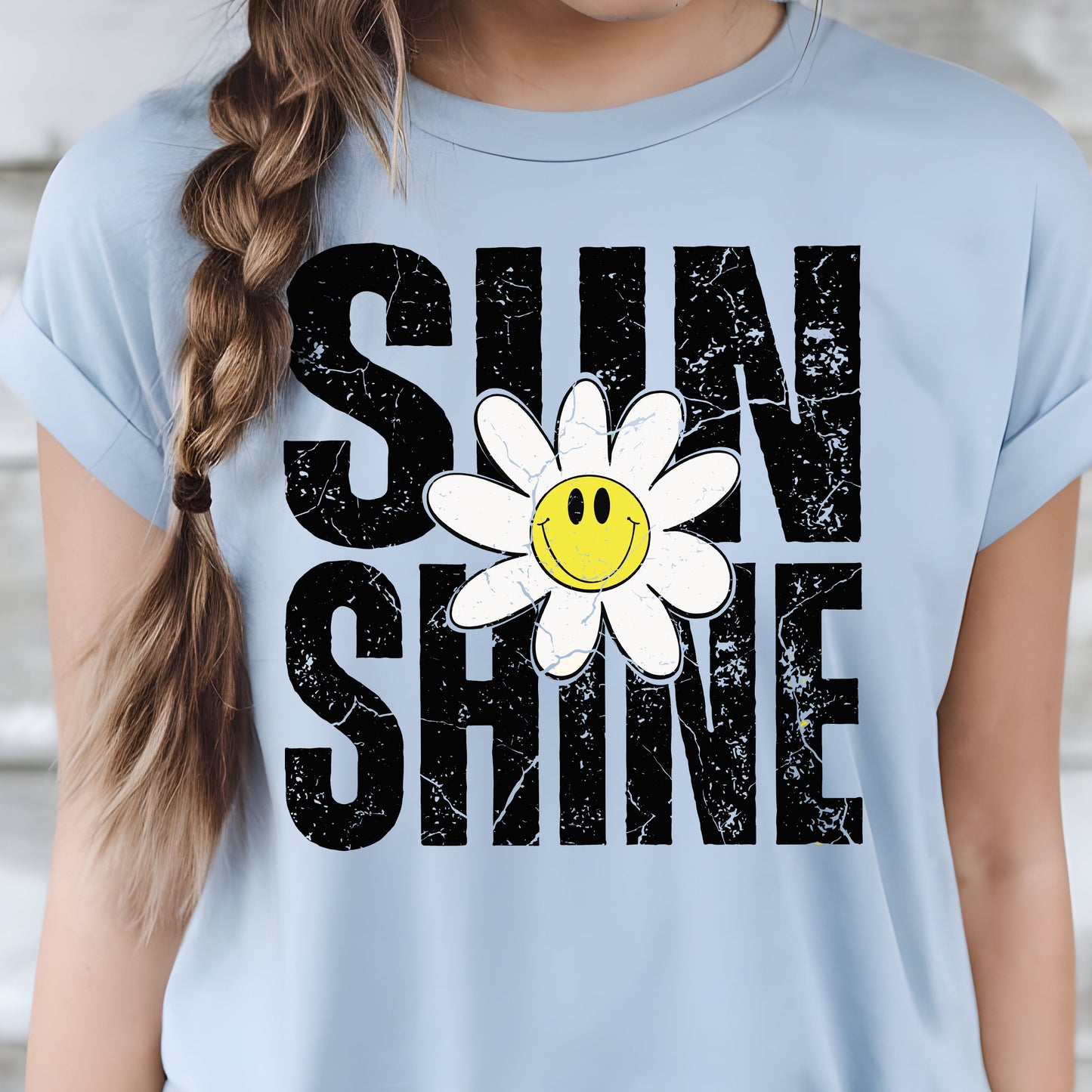 Sunshine Daisy- 11" wide DTF Transfer