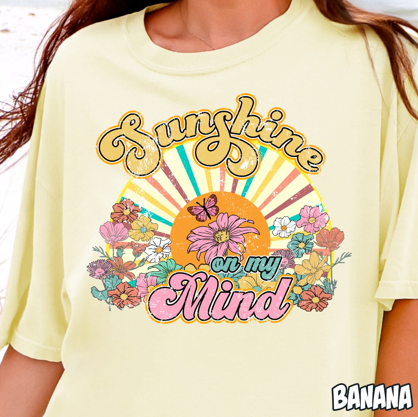 Sunshine on My Mind- Full Color DTF Transfer