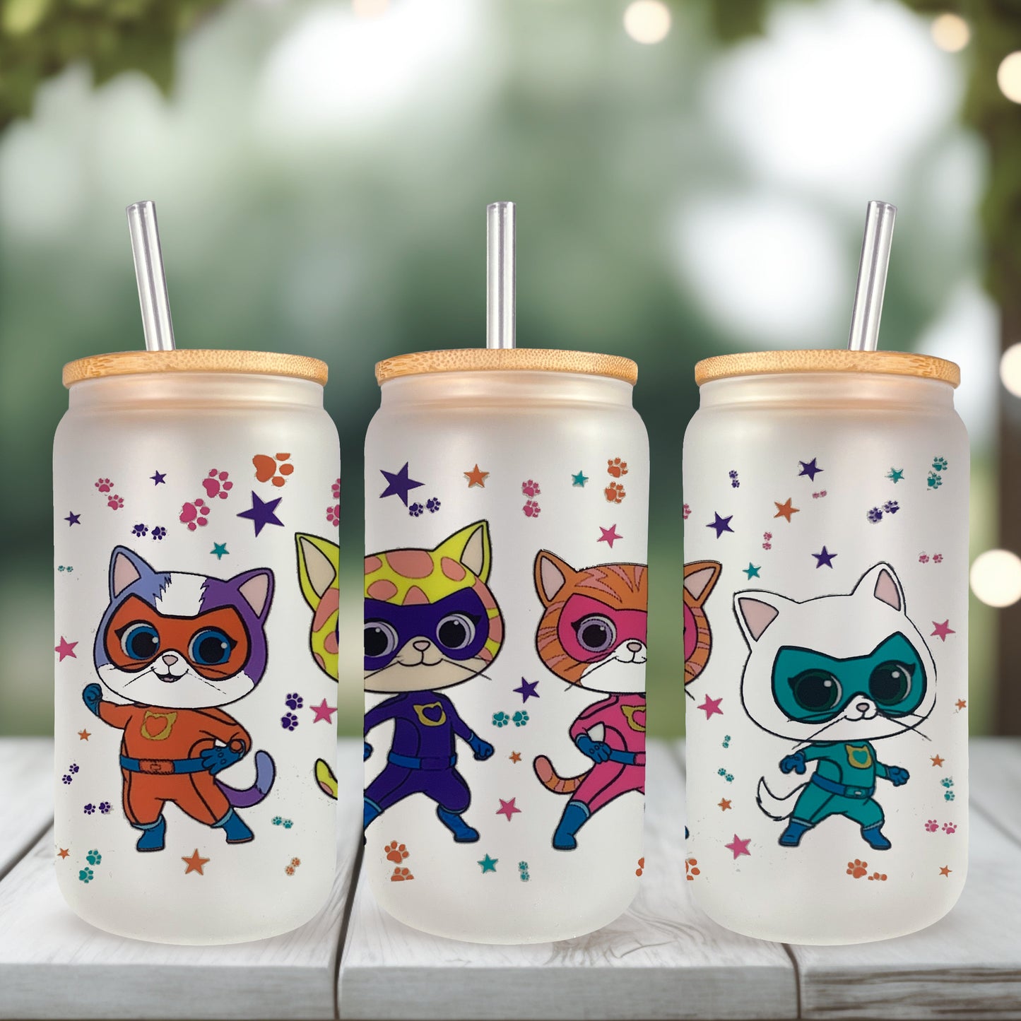 Super Cats UV DTF- 16oz Cup Wrap