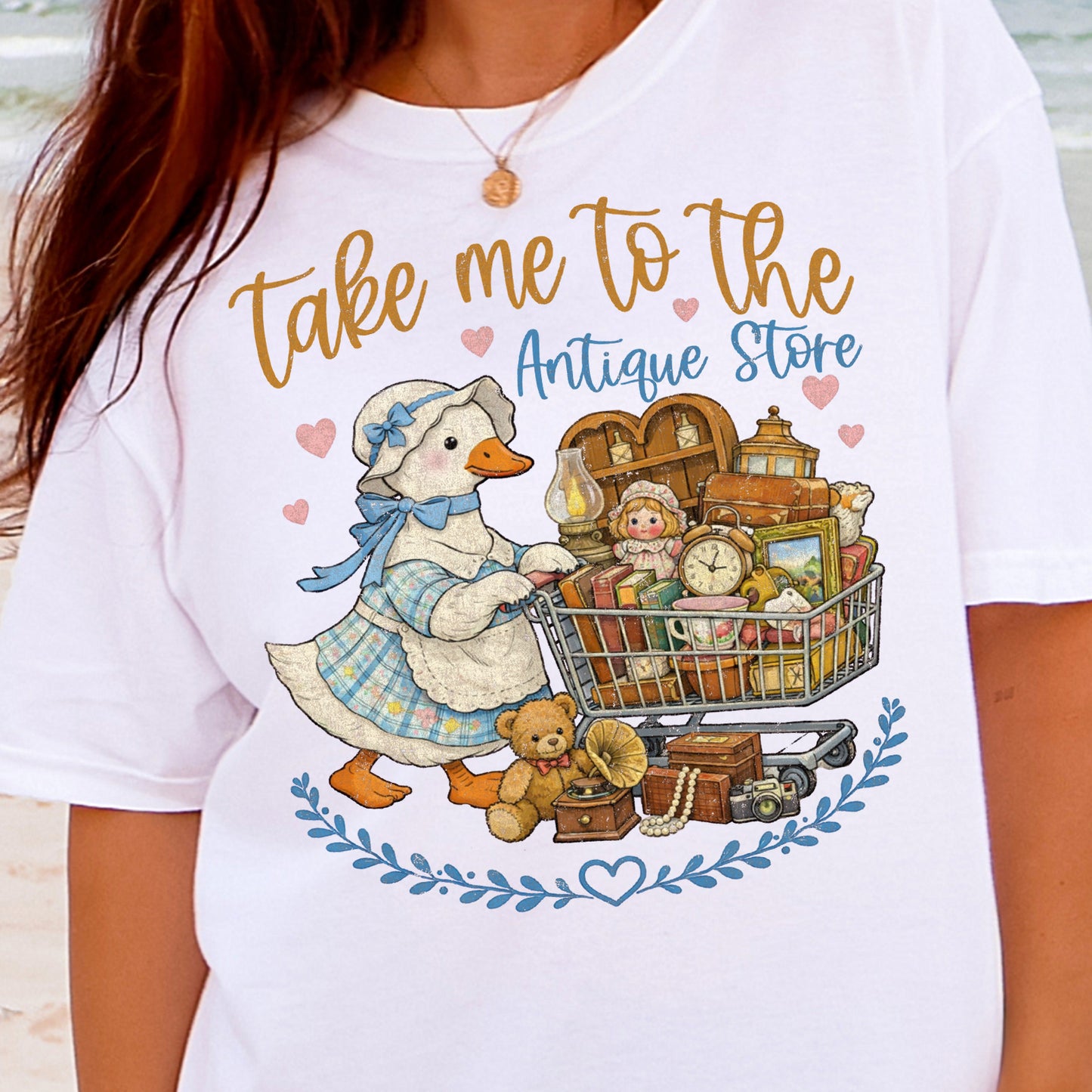 Take Me to the Antique Store-Full Color DTF Transfer