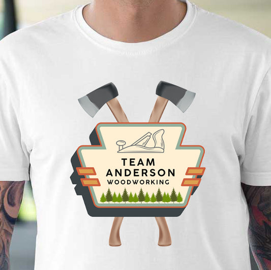 Team Anderson Woodworking Tee