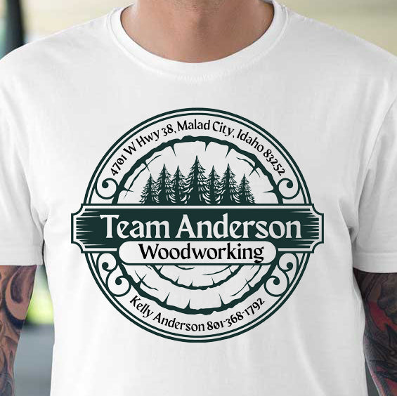 Team Anderson Woodworking Tee