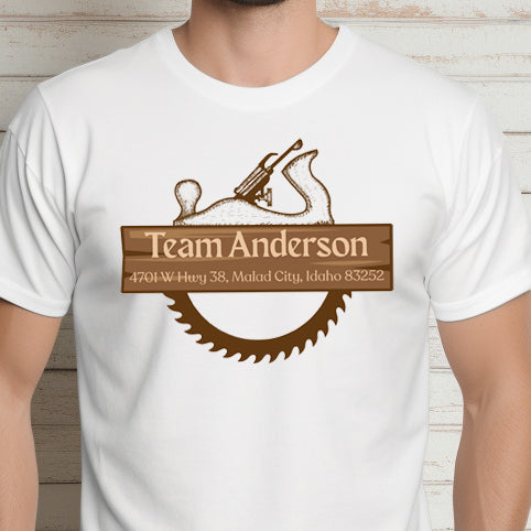 Team Anderson Woodworking Tee