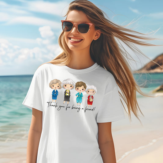 Thank You For Being a Friend- 11" wide DTF Transfer