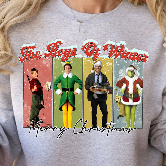 Boys of Winter- 11" wide DTF Transfer