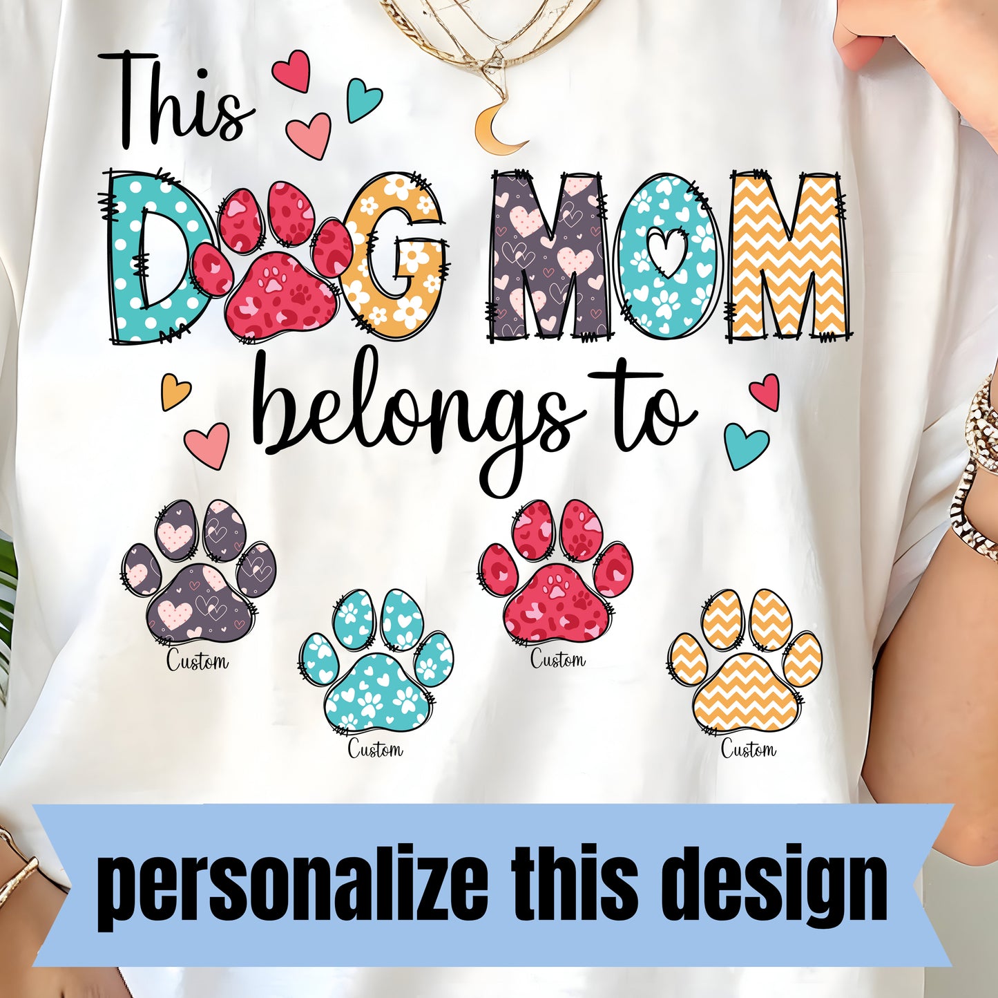 *PREORDER* This Dog Mom Belongs To - Personalized DTF
