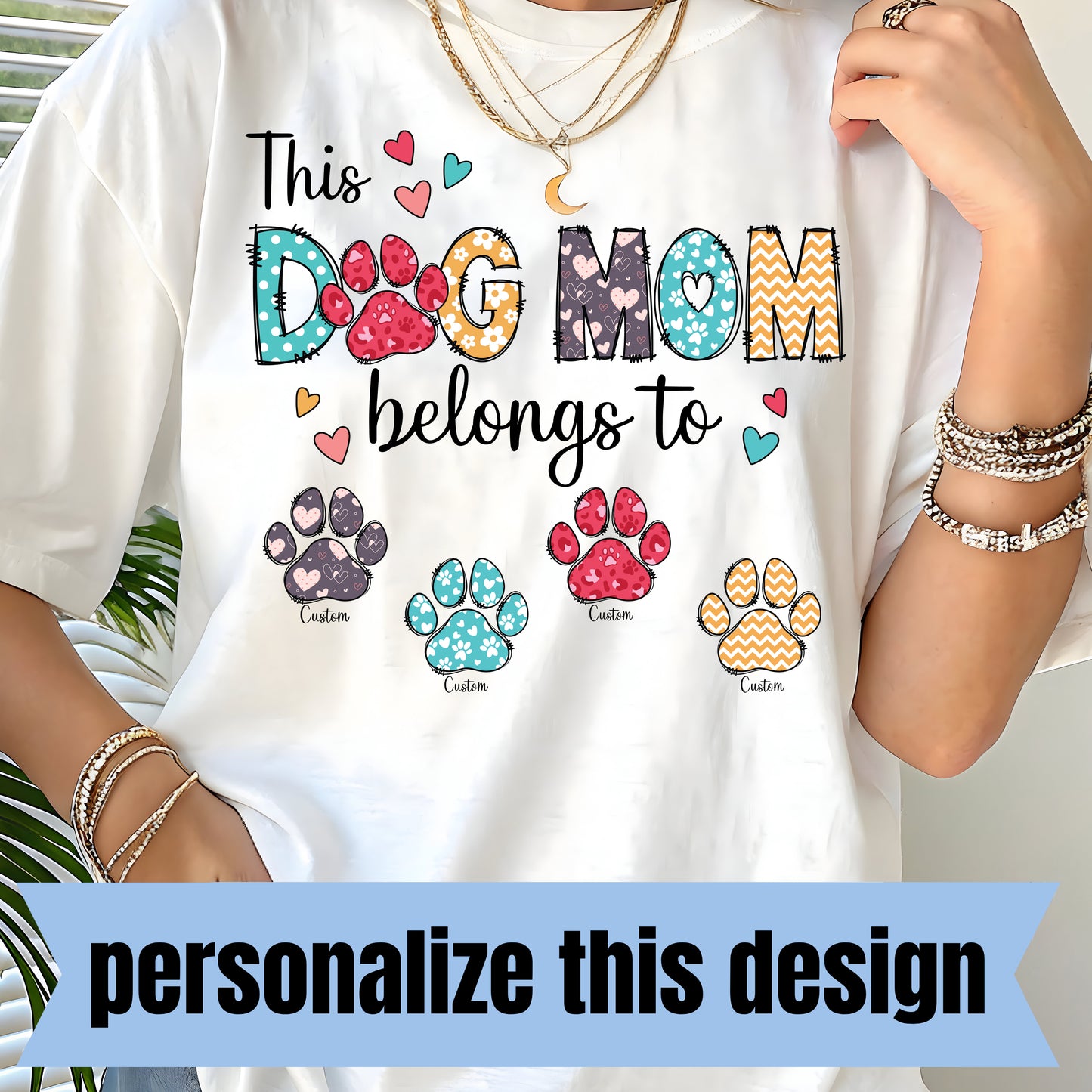 *PREORDER* This Dog Mom Belongs To - Personalized DTF