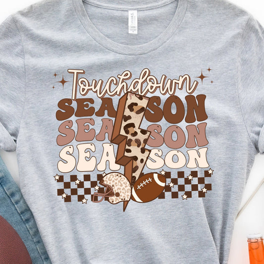Touchdown Season *full color matte clear film*- 11.5" wide Plastisol Screen Print Transfer