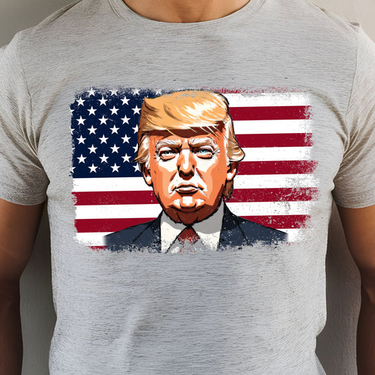 American Trump- 11" wide DTF Transfer