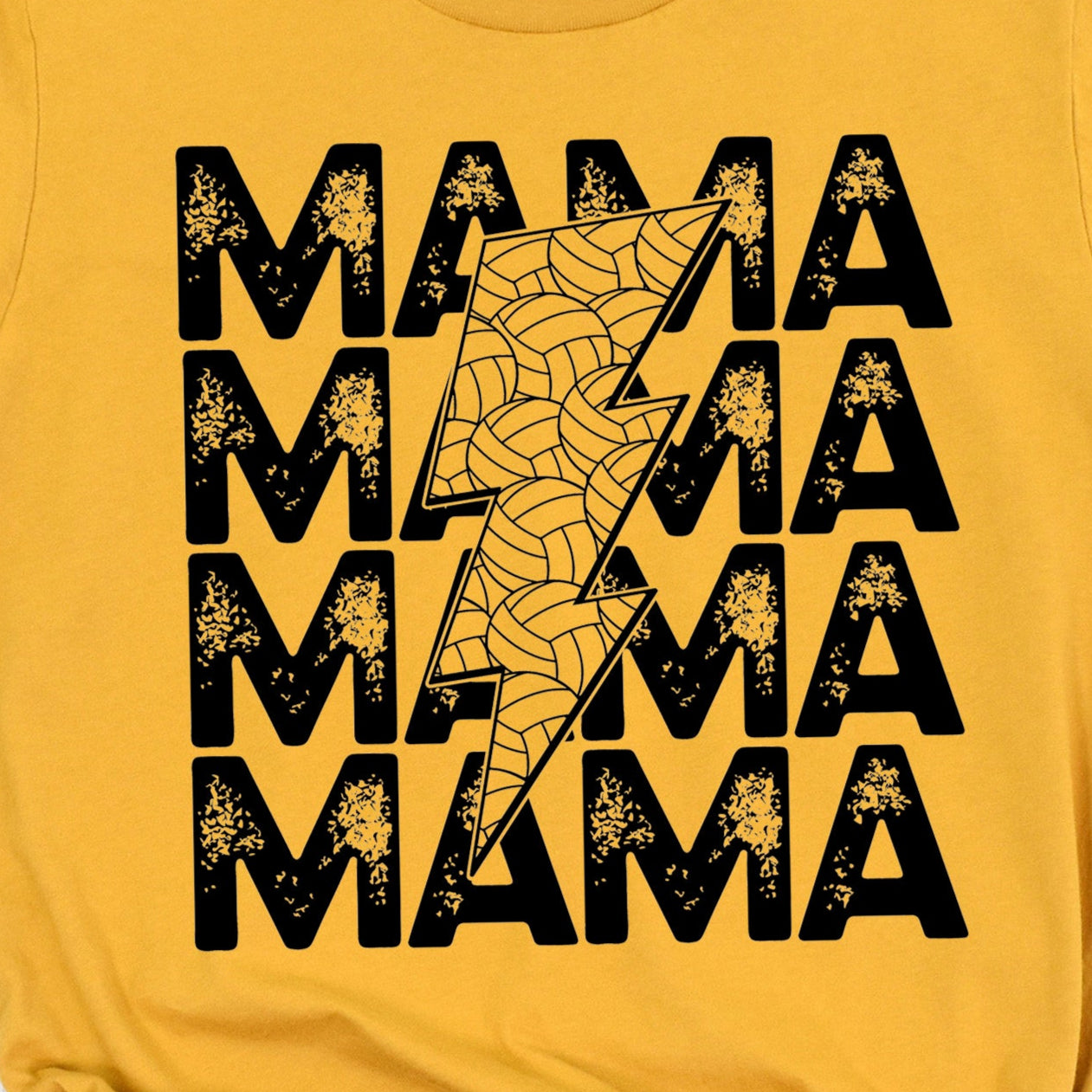 Volleyball Mama- Single Color (black)- 11.5" wide Plastisol Screen Print Transfer