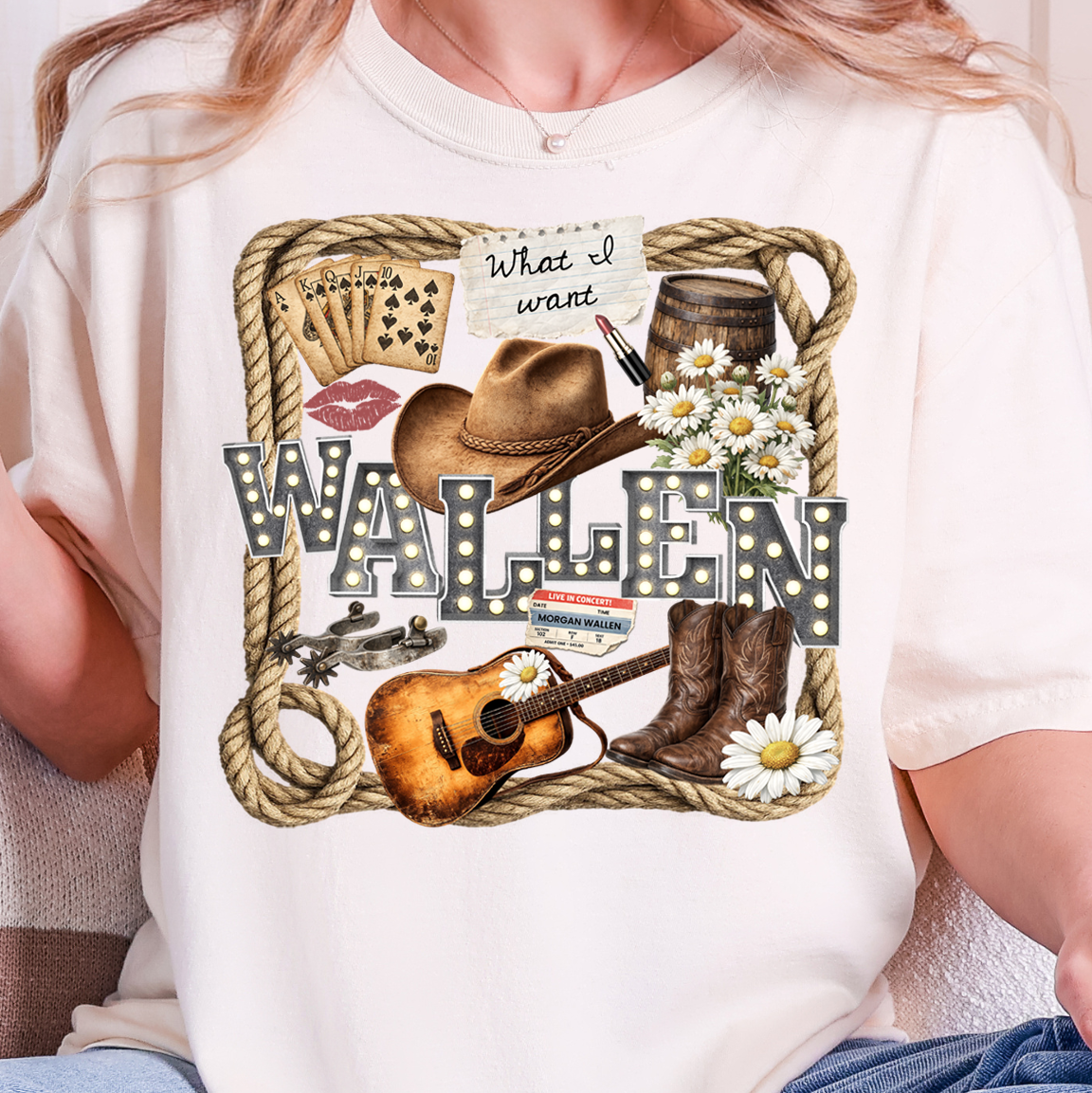 Wallen Country Music- Full Color DTF Transfer