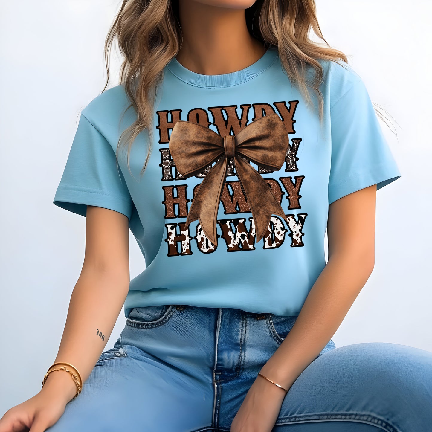 Western Howdy- 11" wide DTF Transfer
