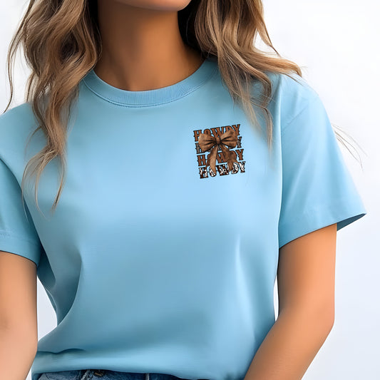 Western Howdy (pocket)- 3" wide DTF Transfer