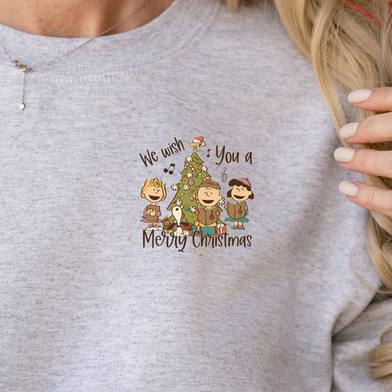 We Wish You a Merry Christmas (pocket)- 3.25” DTF Transfer