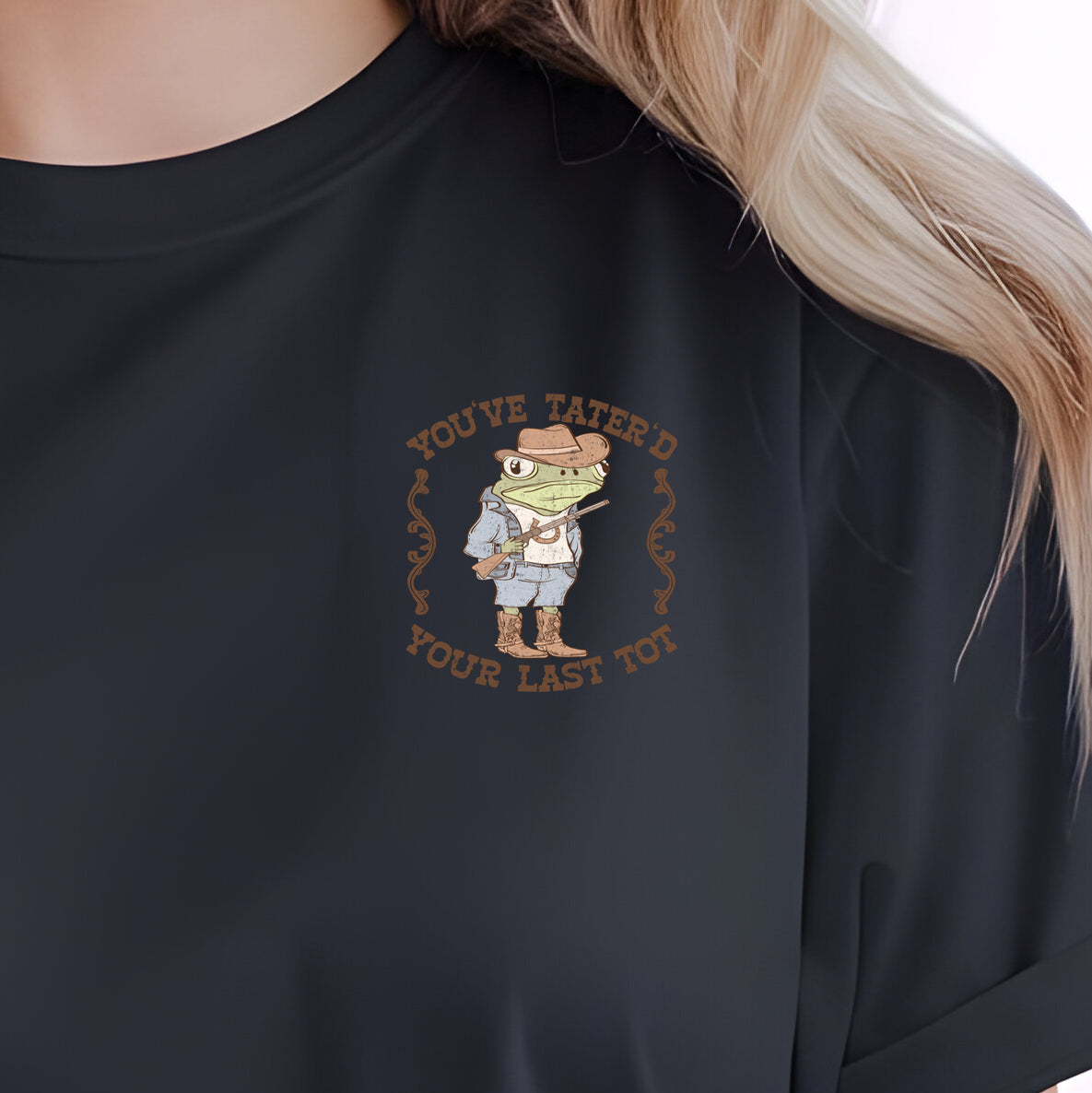You've Tater'd Your Last Tot (Pocket/Hat)- 3" wide DTF Transfer