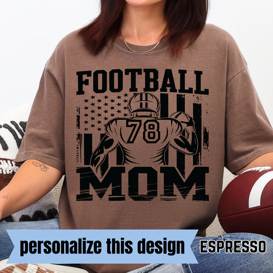 Full Football Mom - Personalized DTF Transfer