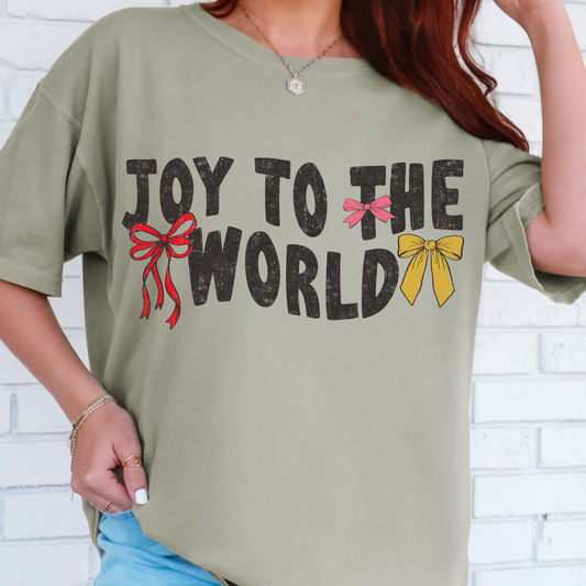 Joy To The World - Full Color DTF Transfer - 0794