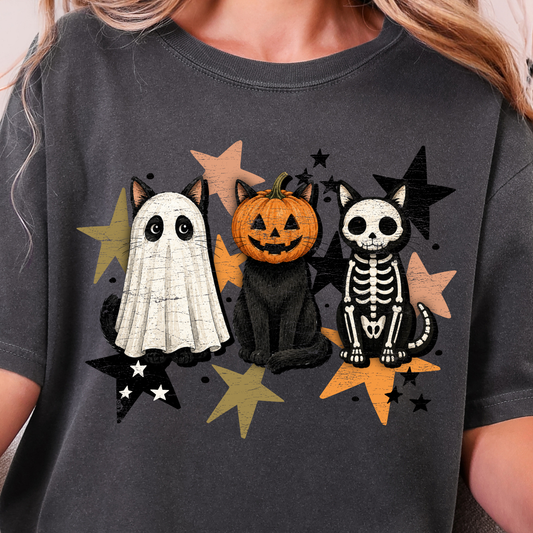 Costume Cats - Full Color DTF Transfer - 0797