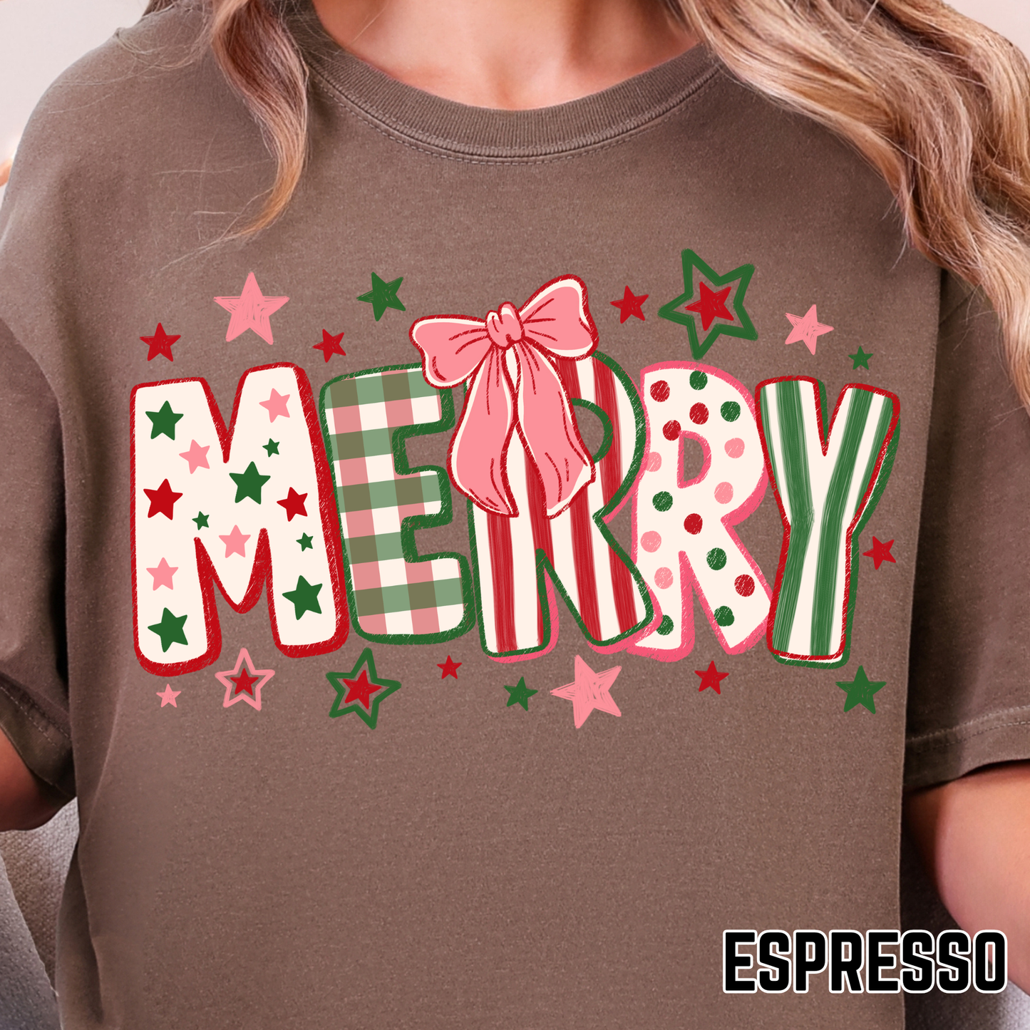 Merry - Full Color DTF Transfer - 0700