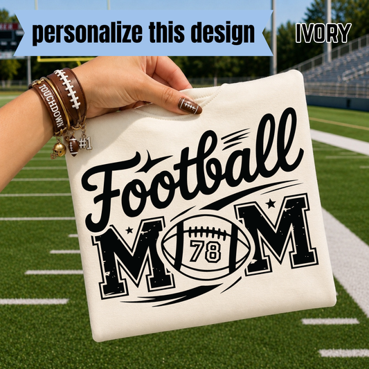Football Mom - Personalized DTF Transfer