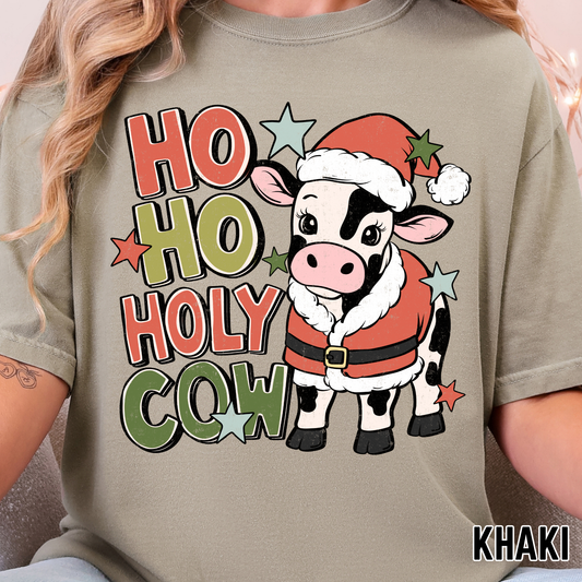 Ho Ho Holy Cow - Full Color DTF Transfer - 0701