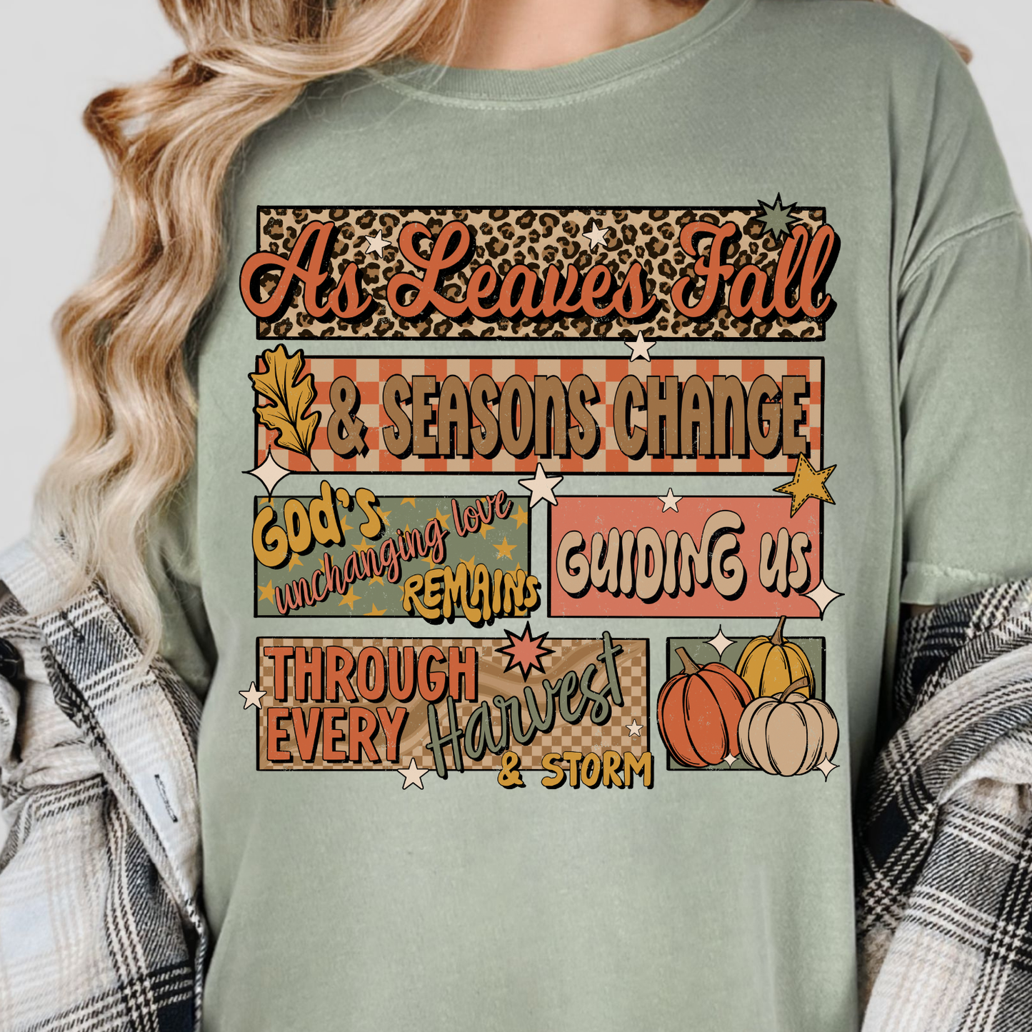 As leaves fall, and seasons change... - Full Color DTF Transfer - 0623