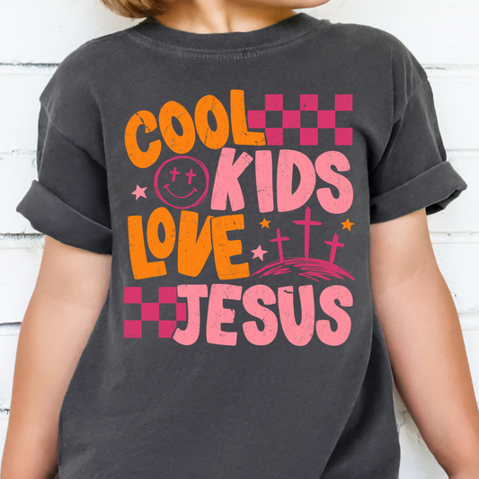 Cool Kid's Love Jesus - Full Color DTF Transfer - 0965