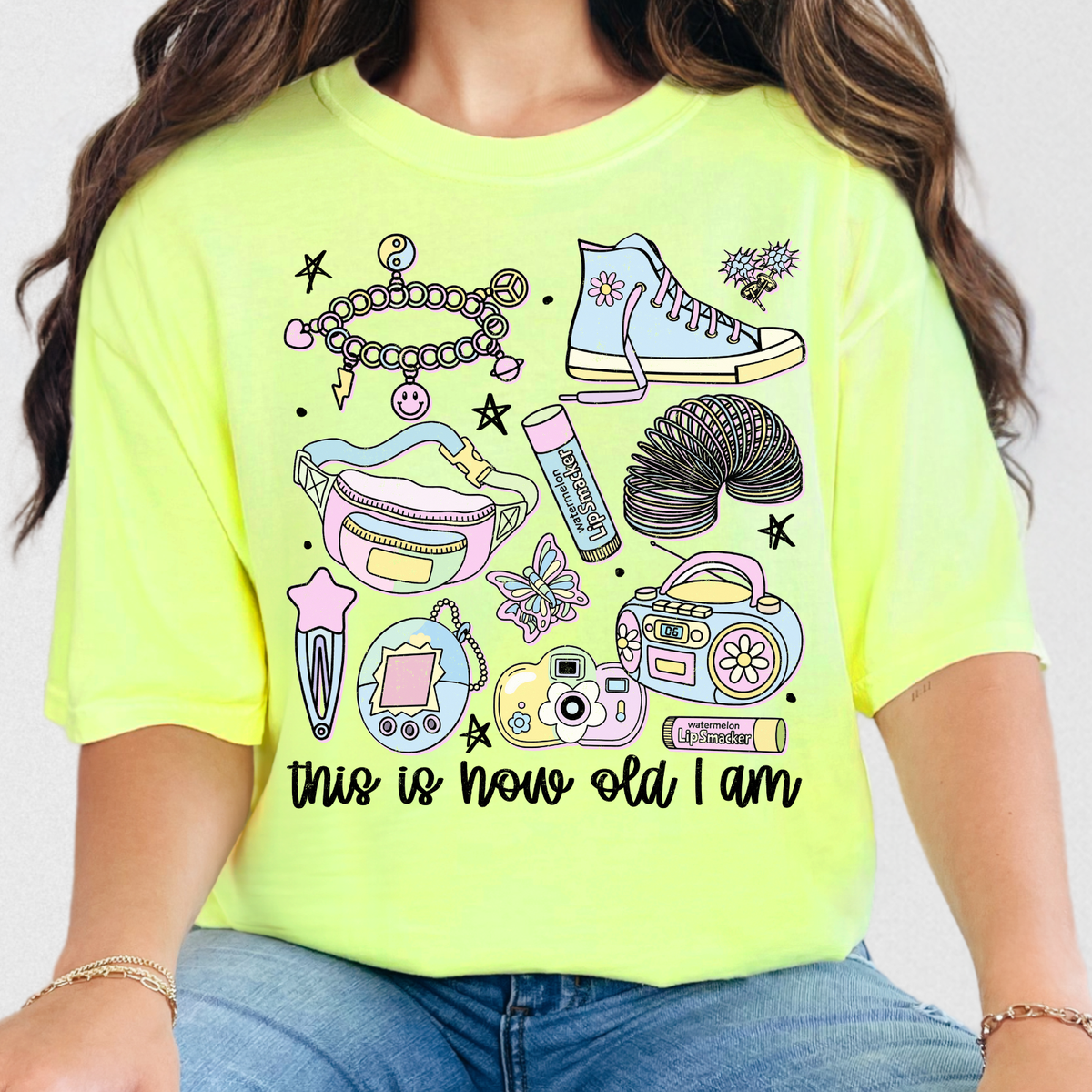 This Is How Old I Am - Full Color DTF Transfer - 0882