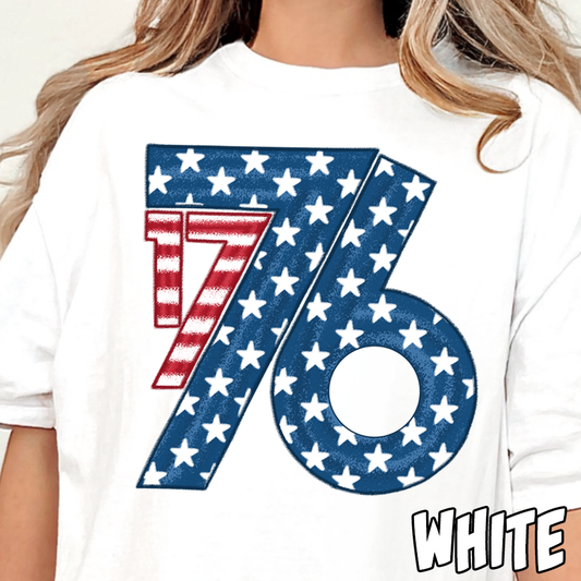 1776 Stars and Stripes-Full Color DTF Transfer