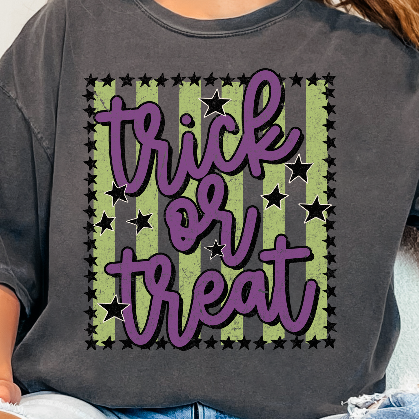 Trick or Treat - Full Color DTF Transfer - 0823