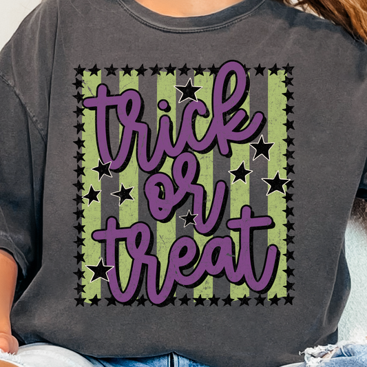 Trick or Treat - Full Color DTF Transfer - 0823