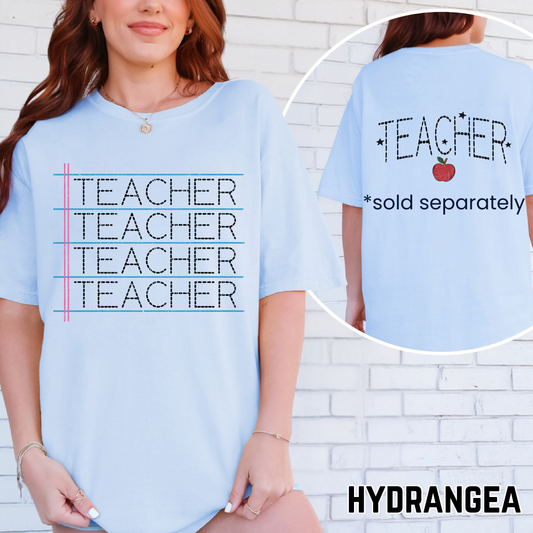 Writing Teaching Lines - Full Color DTF Transfer - 0715