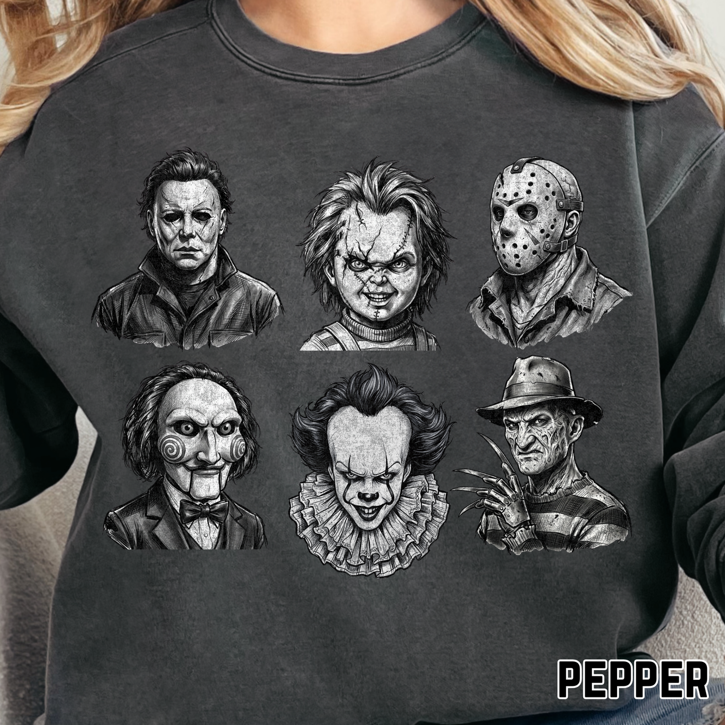 Horror Characters - Full Color DTF Transfer - 0770