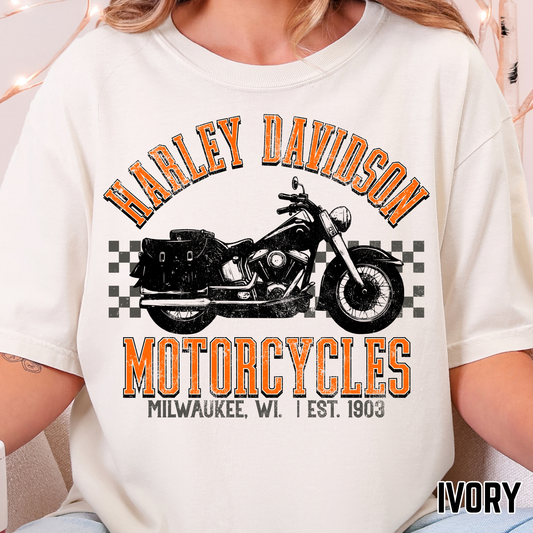 Har.ley David.son Motorcycles - Full Color DTF Transfer - 0696