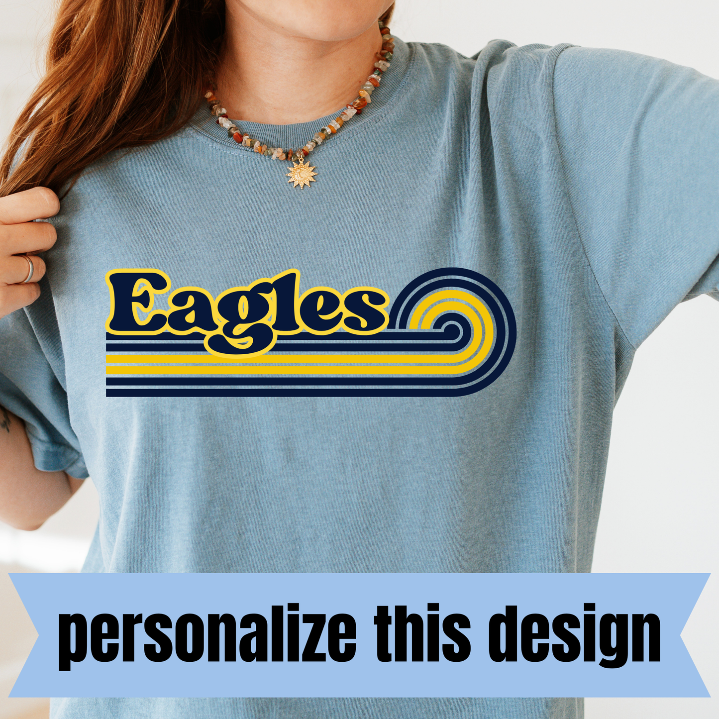**PREORDER** Retro Swirl - Personalized DTF