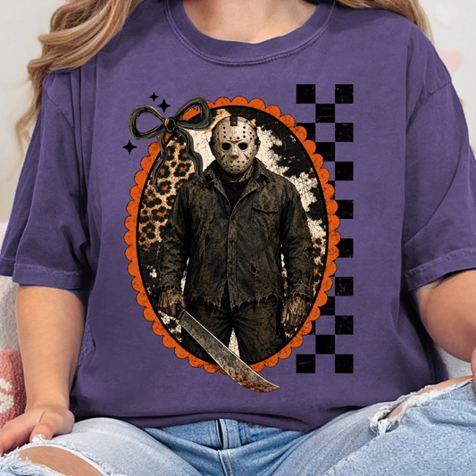 Horror Portrait, Friday the 13th Jason Voorhees - Full Color DTF Transfer - 0890