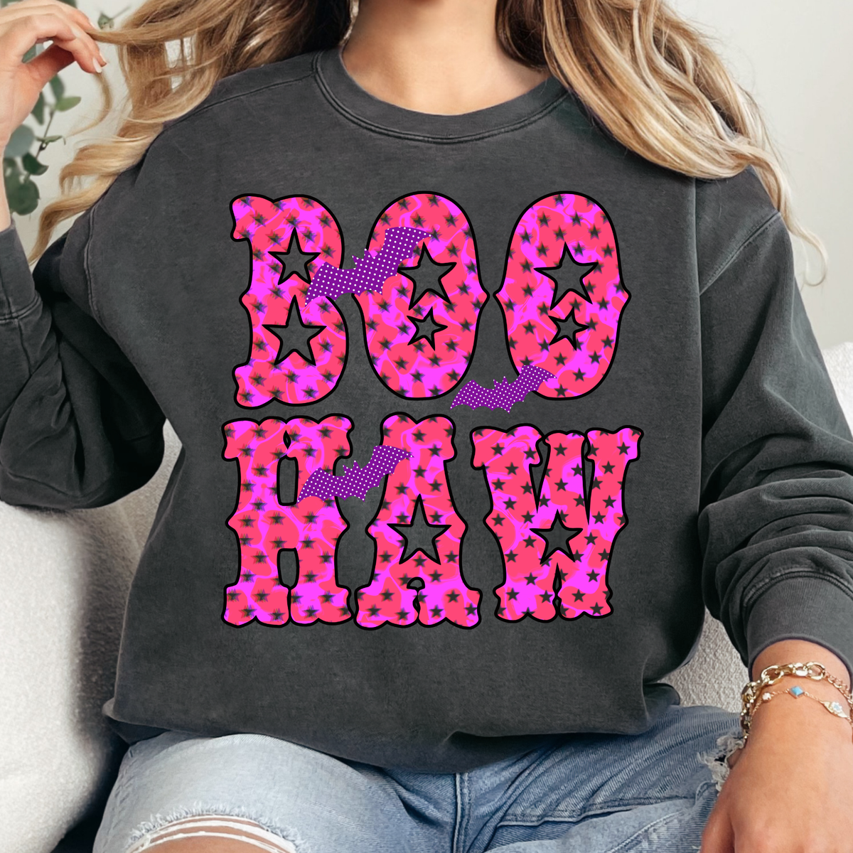 Boo Haw - Full Color DTF Transfer - 0874